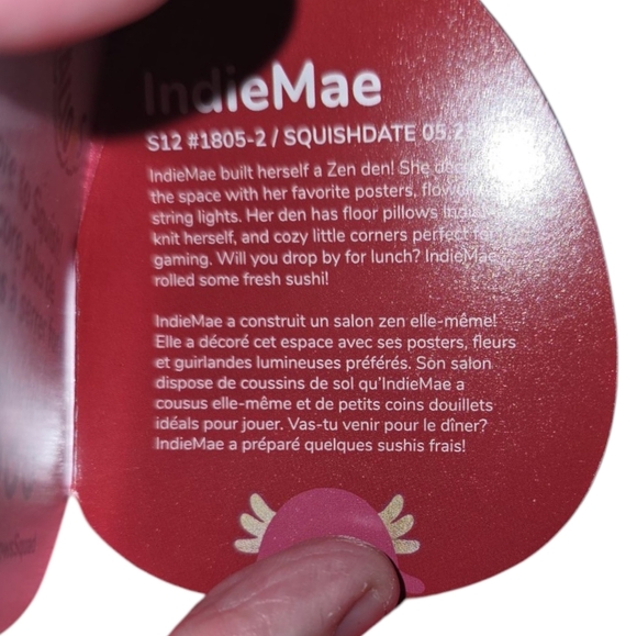 Indiemae Squishmallow, 12 Inch, Limited Edition, NWT!!! - Picture 5 of 5